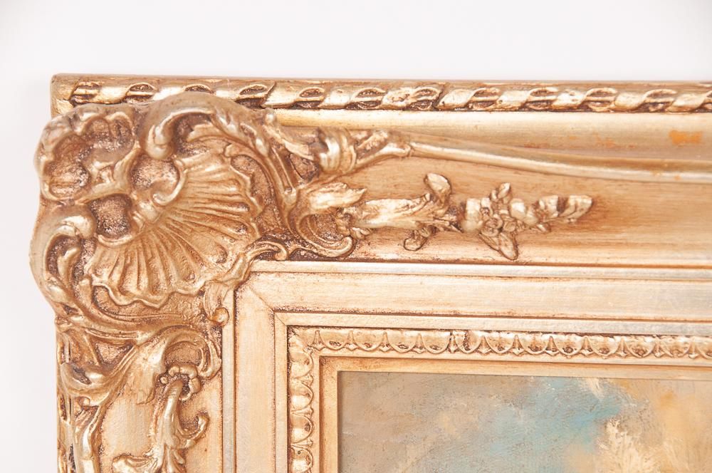 AW096 - IN THE MANNER OF JOSEPH M.W. TURNER: "GATHERING STORM" - SEASCAPE - Oil on Canvas