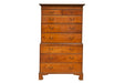 ANTIQUE AMERICAN CHIPPENDALE CHEST ON CHEST | Work of Man