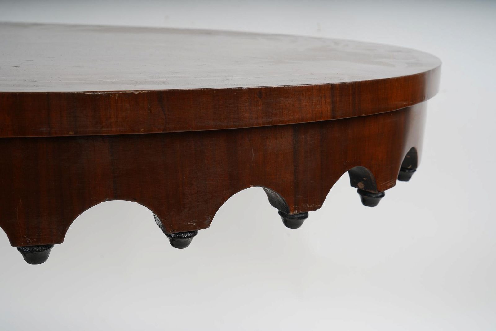 AF1-146: ANTIQUE EARLY 19th MAHOGANY BIEDERMEIER OVAL CENTER TABLE