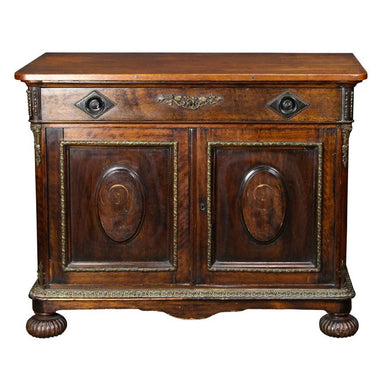 ANTIQUE NGLISH VICTORIAN WALNUT COMMODE | Work of Man
