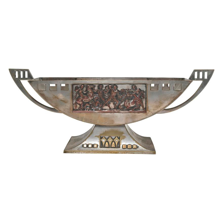 GERMAN WMF ART DECO NAVETTE CENTERPIECE | Work of Man