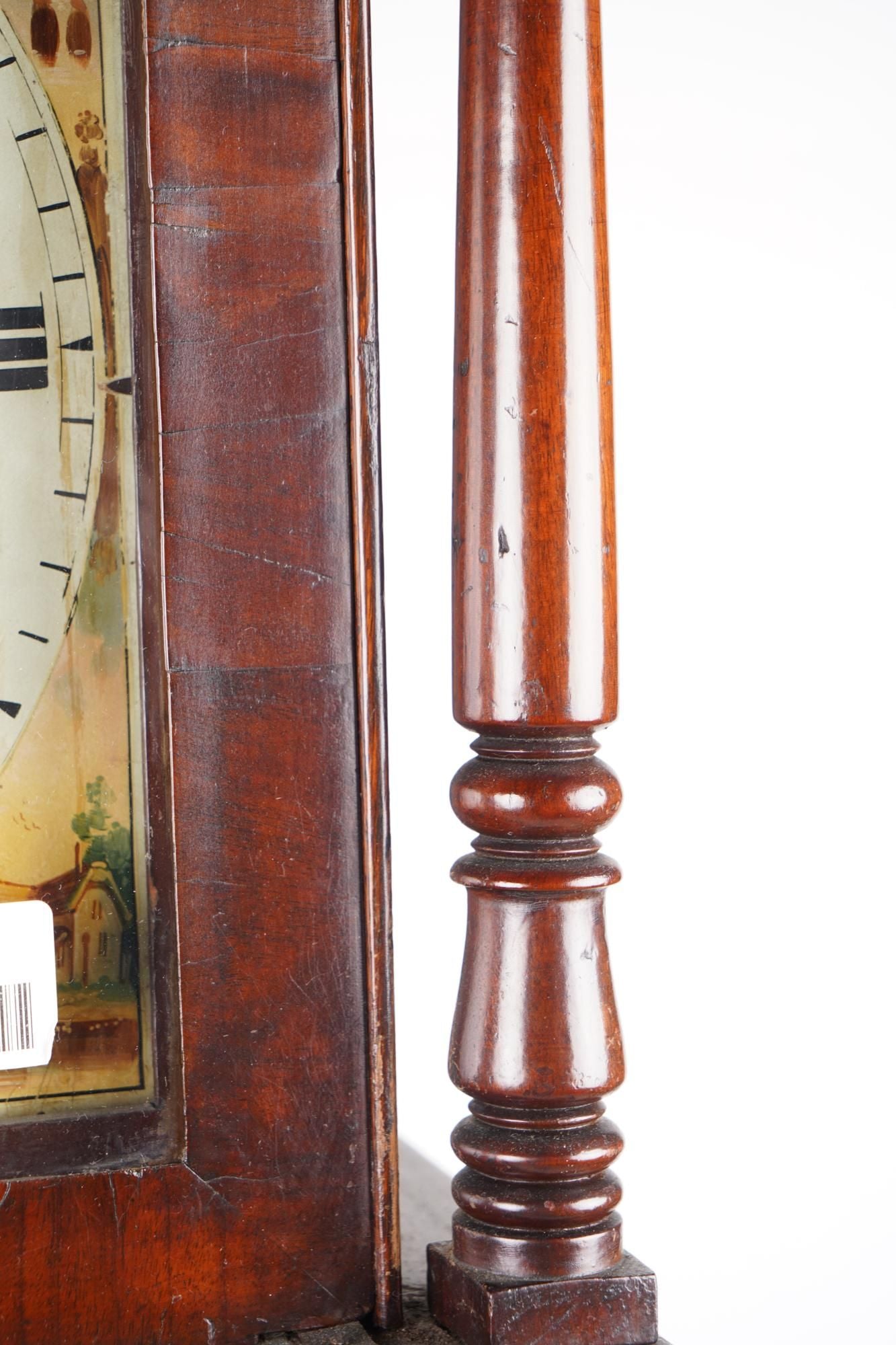 TK1-114: LATE 17TH CENTURY ENGLISH MAHOGANY & OAK TALL CASE CLOCK