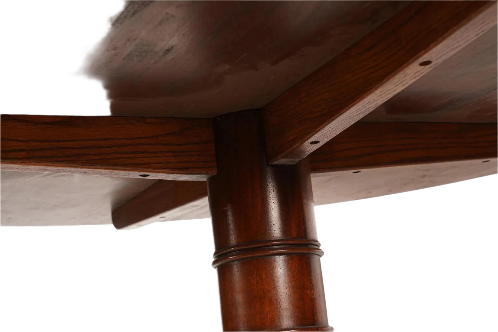AF1-014:  ANTIQUE EARLY 20th CENTURY ENGLISH REGENCY STYLE MAHOGANY 60" DIAMETER DINING TABLE