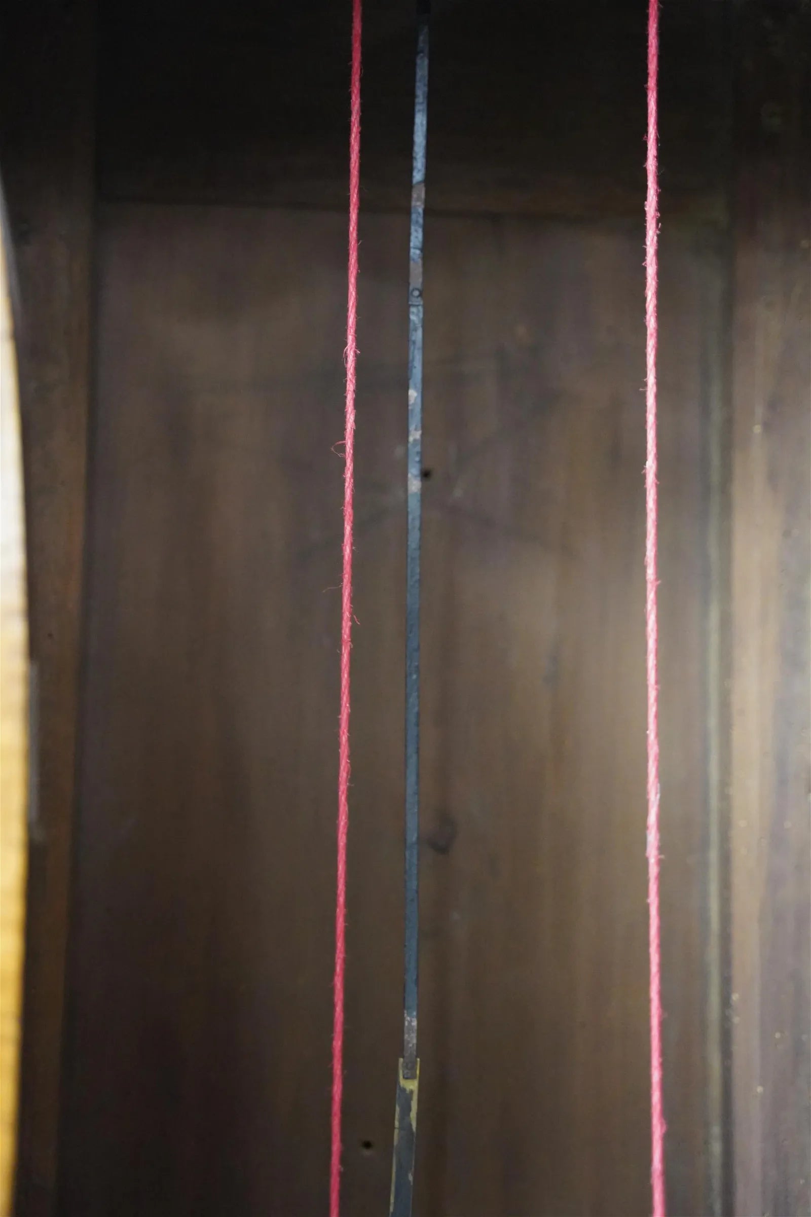 TK1-045: 18TH CENTURY FRENCH PROVINCIAL FRUITWOOD TALL CAS CLOCK