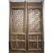 Antique Chinese Carved Wood Lattice Shutters | Work of Man