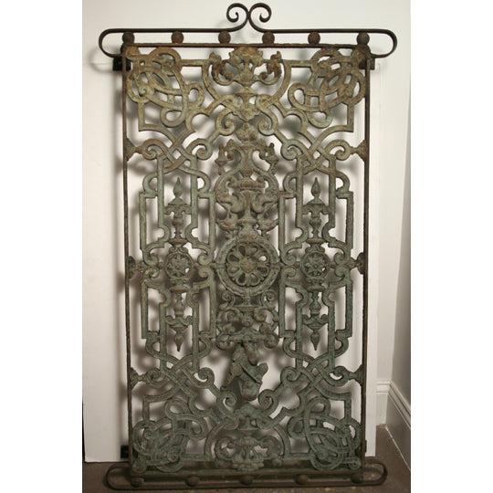 Antique Cast Iron Window Guard | Work of Man