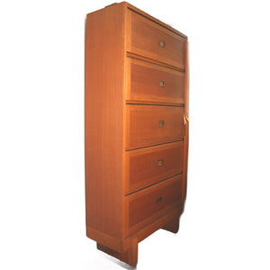 AF3-123 - Rare ER Staverton Circa 1958 English Oak 5 Compartment Barrister's Bookcase