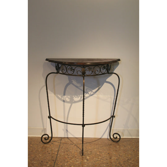 Antique Iron Console Table | Work of Man
