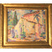 American School - Spanish Hacienda - Oil on Canvas Laid on Board Painting | Work of Man