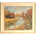 American School - Oil on Board Painting | Work of Man