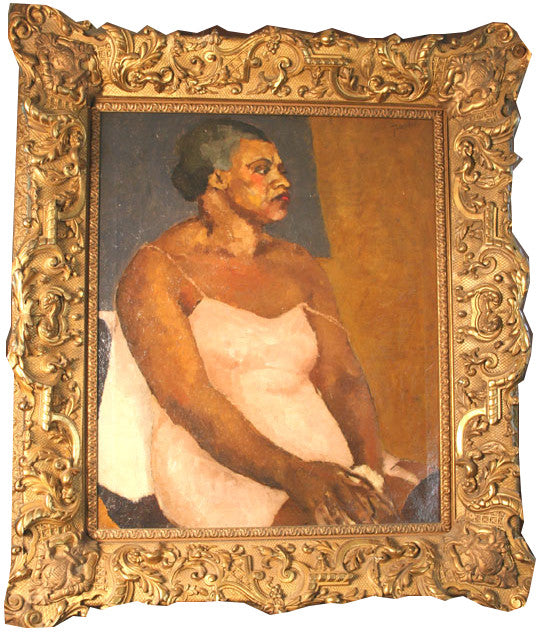 Jules Pascin - Portrait - Oil on Canvas Painting | Work of Man