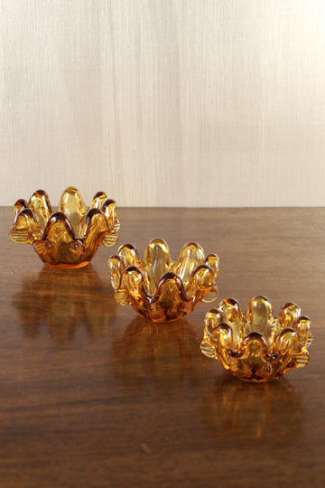 Antique Set of Three Murano Ashtrays | Work of Man