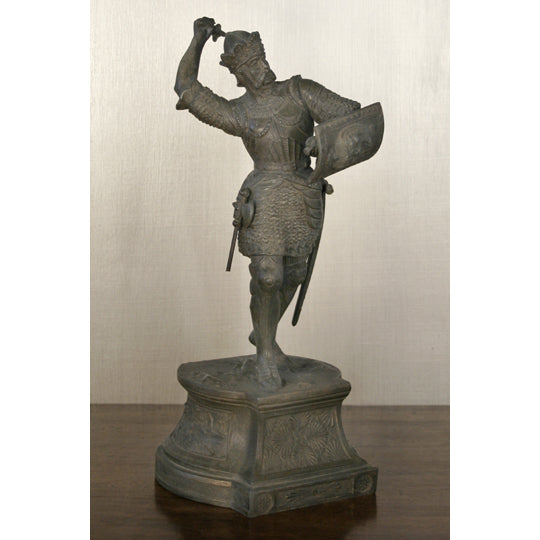 Antique Sculpture of Medieval jouster | Work of Man