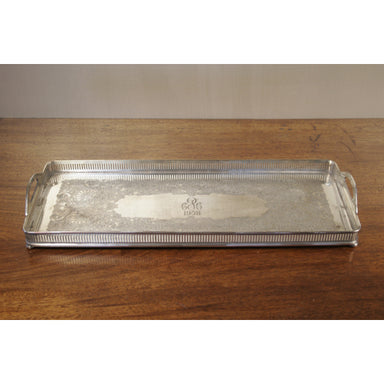 Antique Silver Gallery Tray | Work of Man