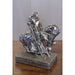 Silvered Sculpture of Knight on Horseback | Work of Man