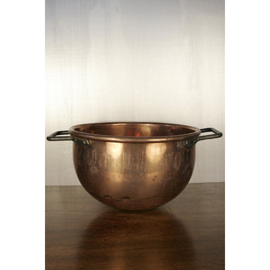 Antique French Copper Pot with Handles | Work of Man