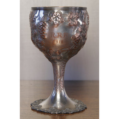 Antique  Bocchus Loving Cup Goblet | Work of Man