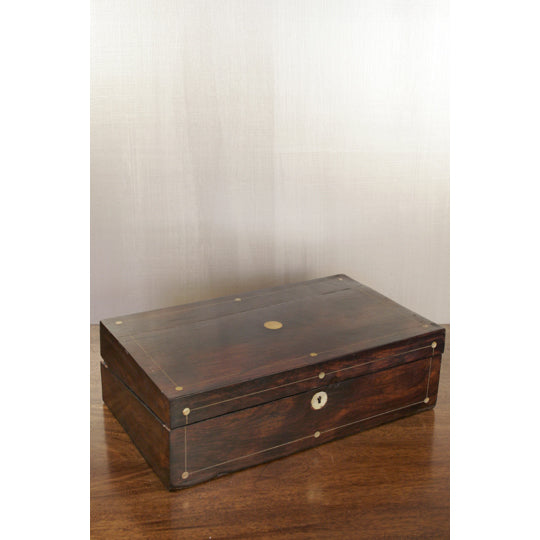 Antique Early English Mahogany Writing Desk | Work of Man