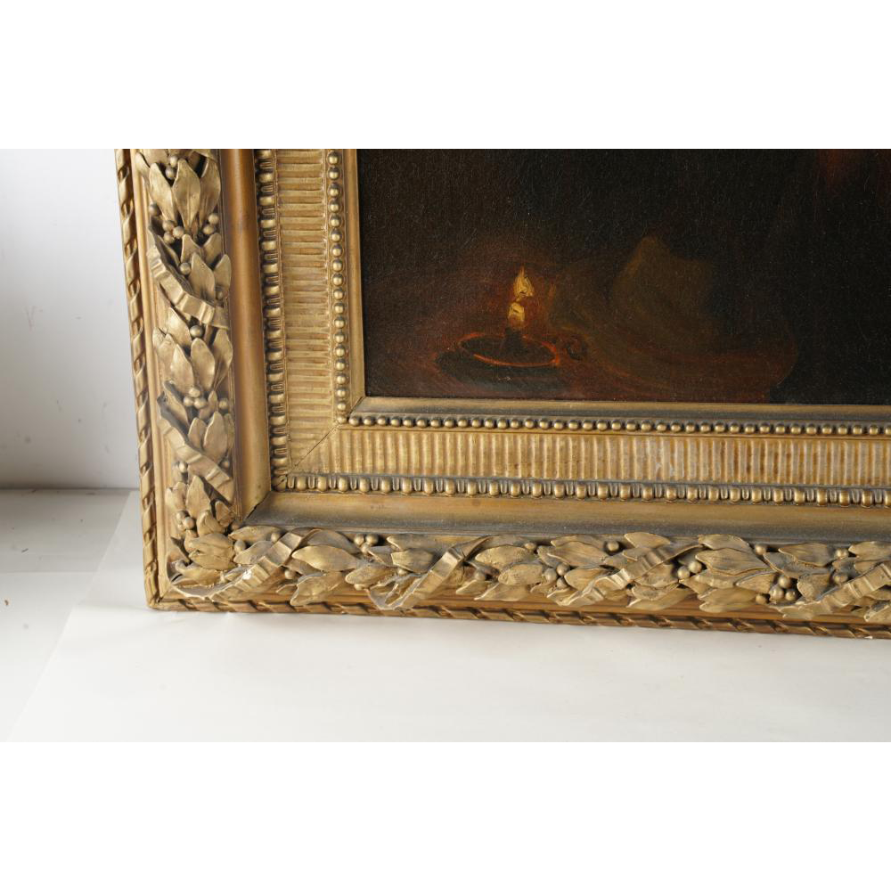 AW480: Johann Peter Hasenclever - The Wine Taster - Oil on Canvas