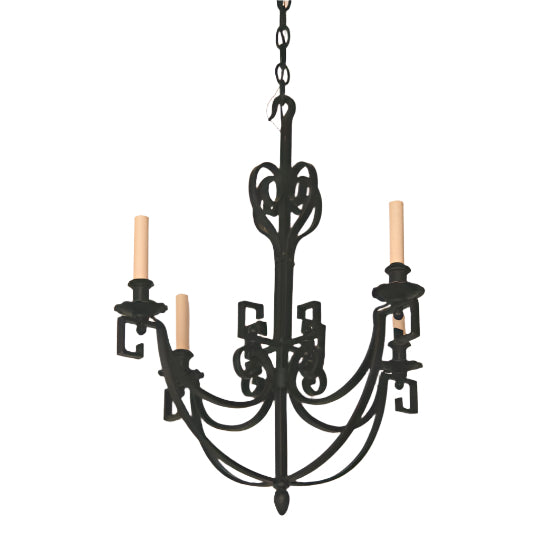 Hand Forged Wrought Iron Chandelier | Work of Man