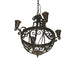Antique Hand Forged Iron Spanish Colonial Revival Chandelier | Work of Man