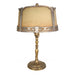 Antique Early 20th Century Lamp &amp; Shade | Work of Man