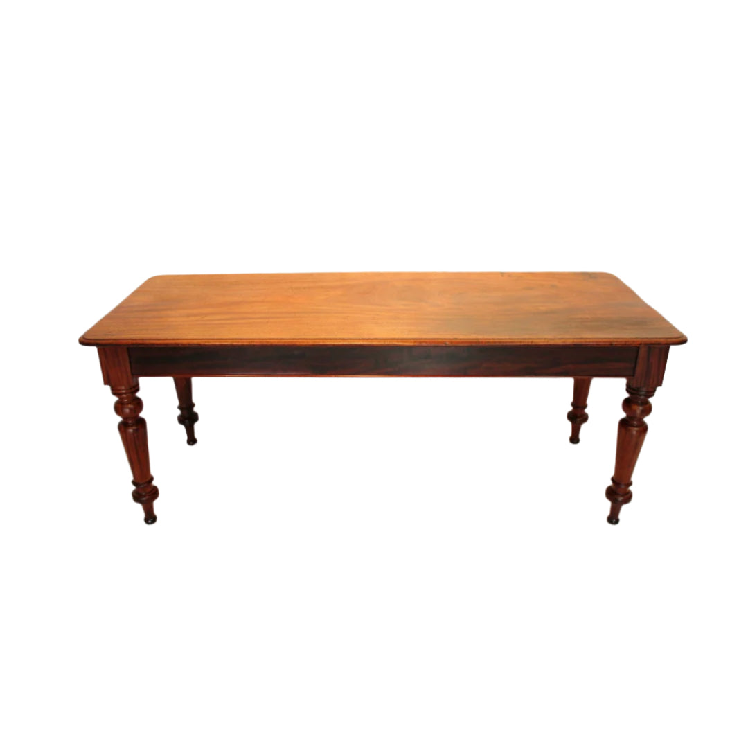 Antique American Mahogany Farm Table | Work of Man