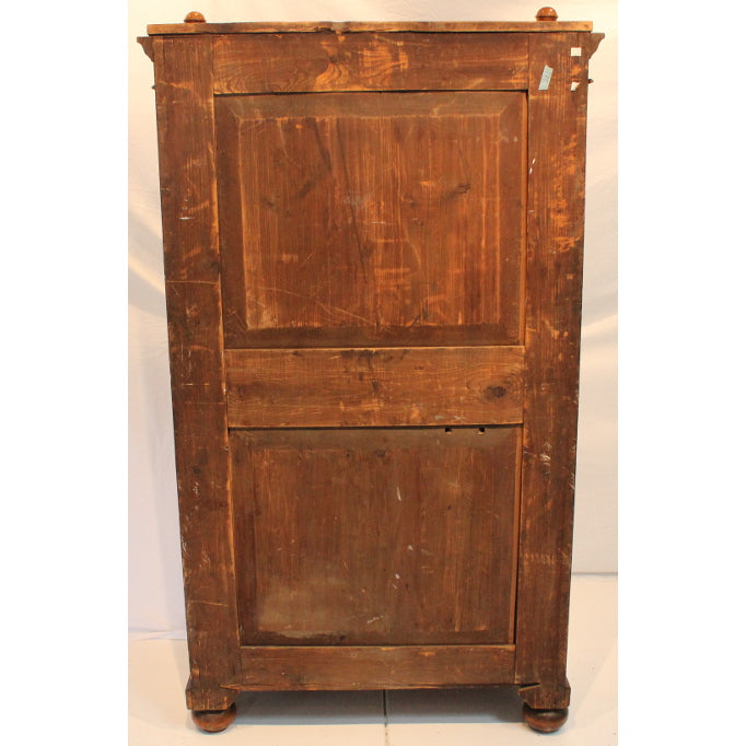 AF5-336: Antique Early 19th Century German Burled Walnut Drop Front Secretaire Abattant w Inlay