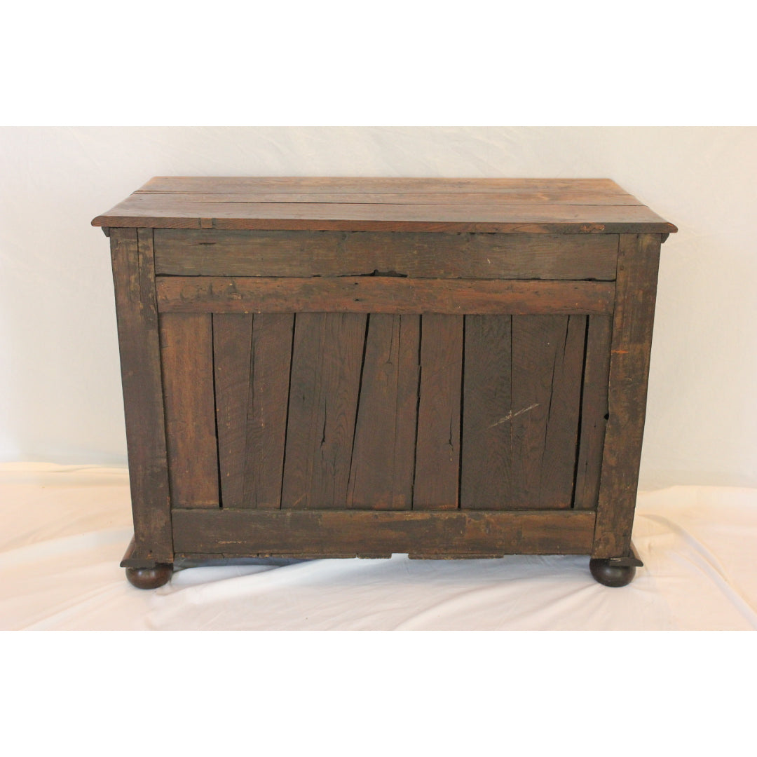 AF4-346: Antique Early 19th Century English Oak Jacobean Style Chest of Drawers
