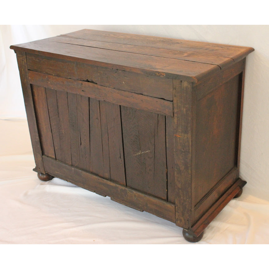 AF4-346: Antique Early 19th Century English Oak Jacobean Style Chest of Drawers