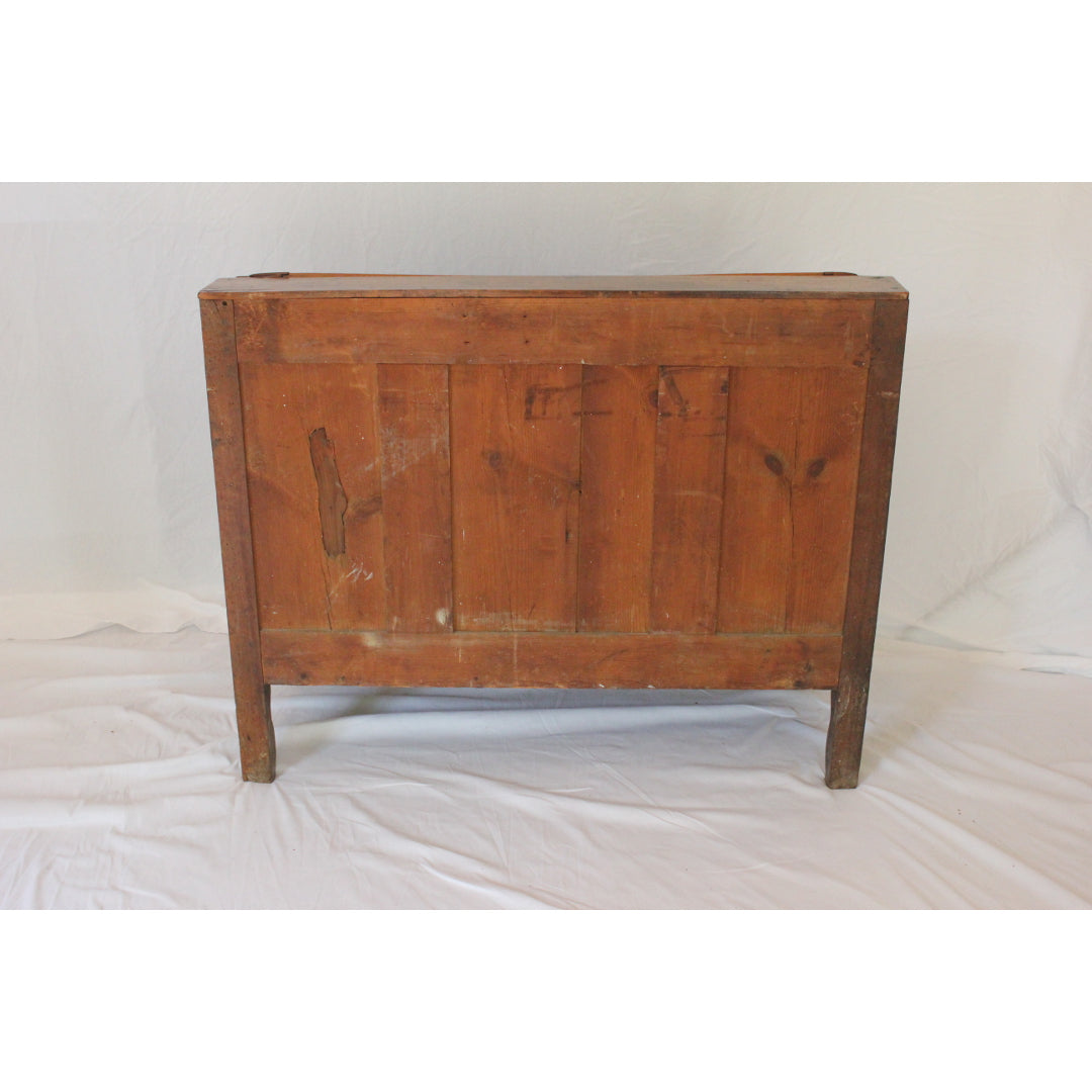 AF5-388: Antique Late 18th Century French Provincial Fruitwood Slant Front Desk with Interior Compartments