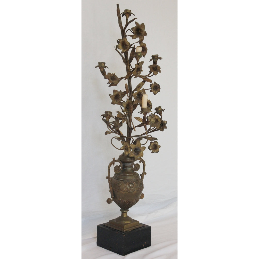 Antique French Gilt Bronze Candleabra | Work of Man